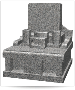 お墓価格.jpオリジナル洋型墓石・きらめき２