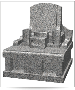 お墓価格.jpオリジナル洋型墓石・そら２